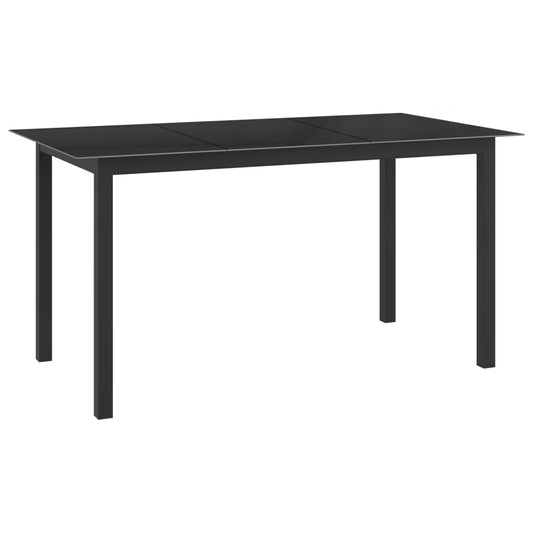 Garden Table | Black | Aluminium | Medium | Durable | Garden Table