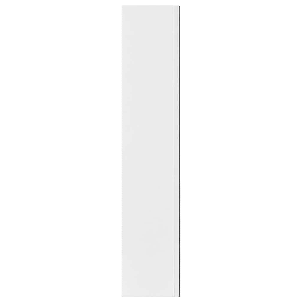323607 vidaXL Bathroom Mirror Cabinet White 60x15x75 cm MDF