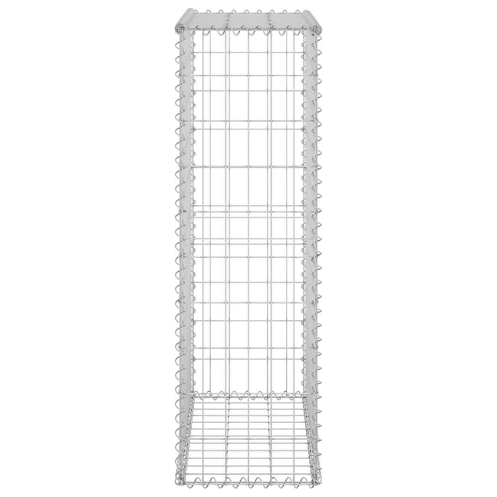 Gabion Wall with Covers Galvanised Steel 60x30x100 cm