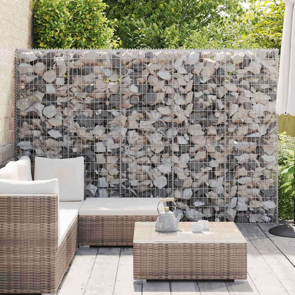 Gabion Wall with Covers Galvanised Steel 300x30x200 cm