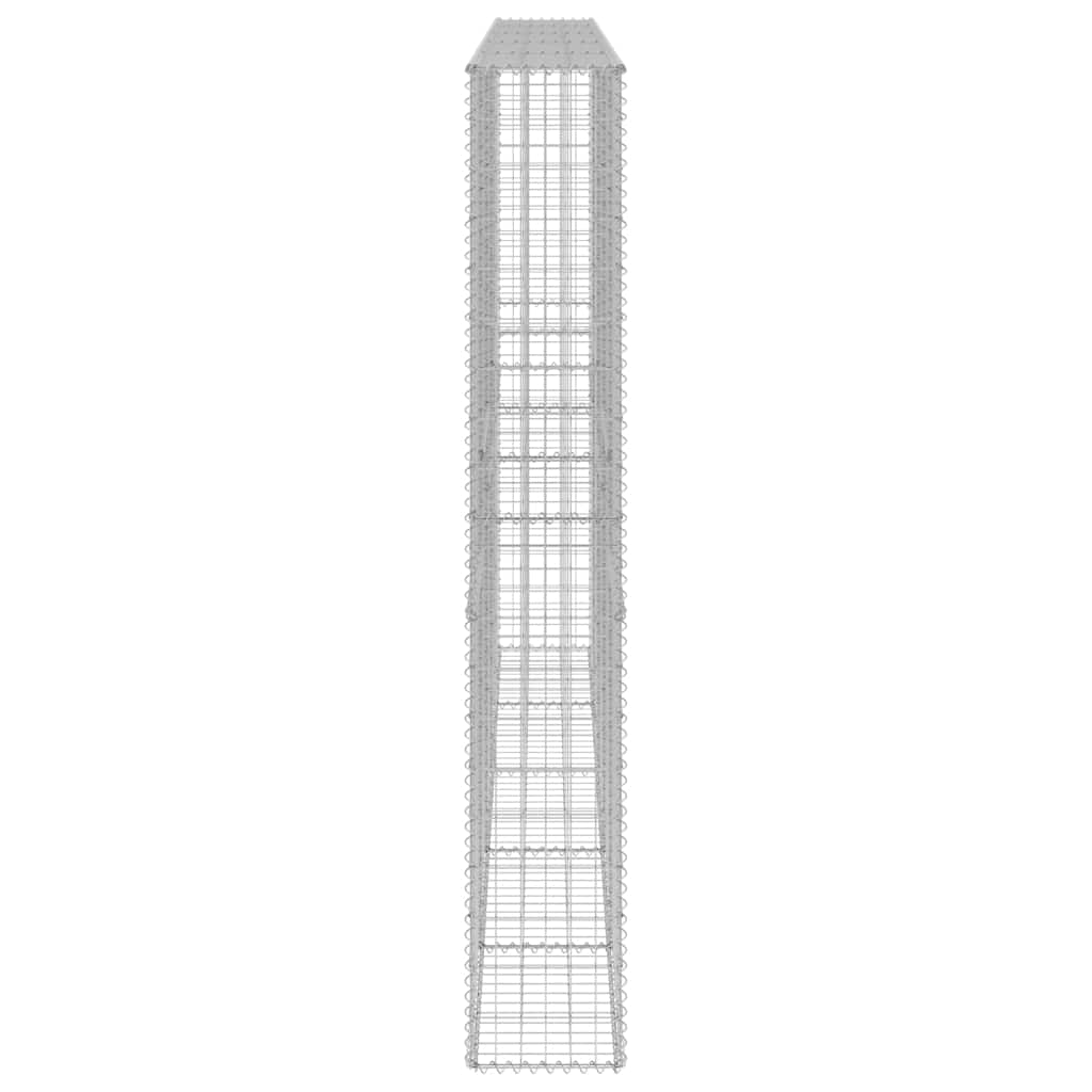 Gabion Wall with Covers Galvanised Steel 300x30x200 cm