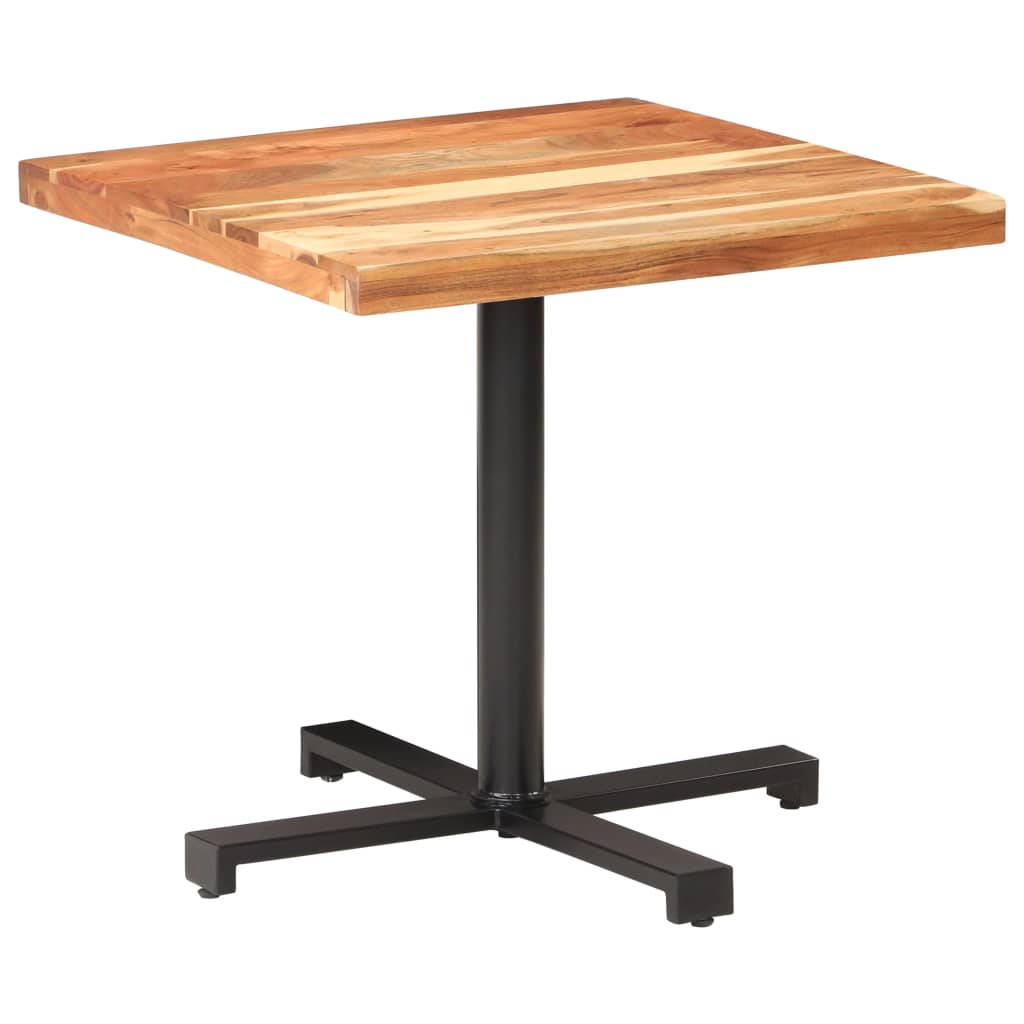 vidaXL Bistro Table Square 80x80x75 cm Solid Acacia Wood