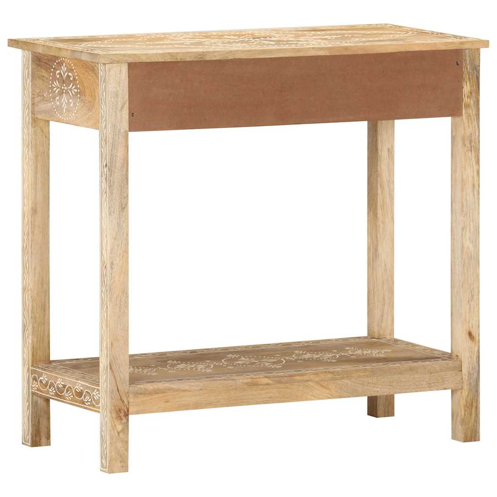320379 vidaXL Console Table 80x35x74 cm Solid Mango Wood
