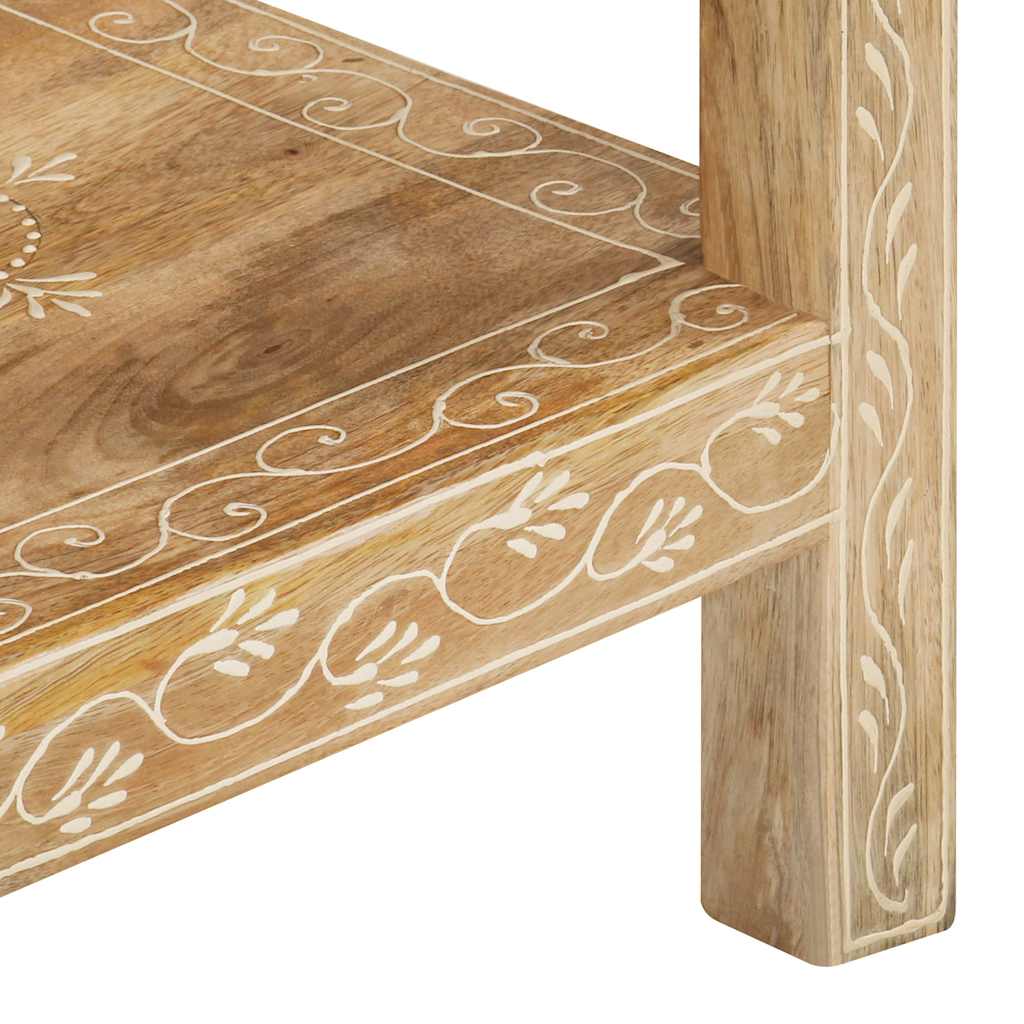 320379 vidaXL Console Table 80x35x74 cm Solid Mango Wood