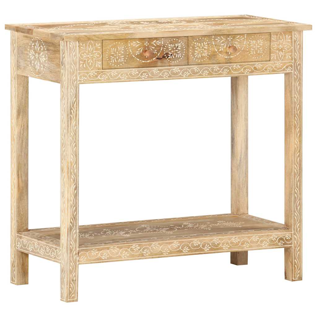 320379 vidaXL Console Table 80x35x74 cm Solid Mango Wood