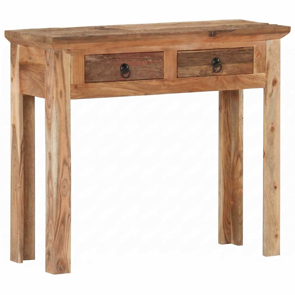 320381 vidaXL Console Table 90,5x30x75cm Solid Acacia Wood and Reclaimed Wood