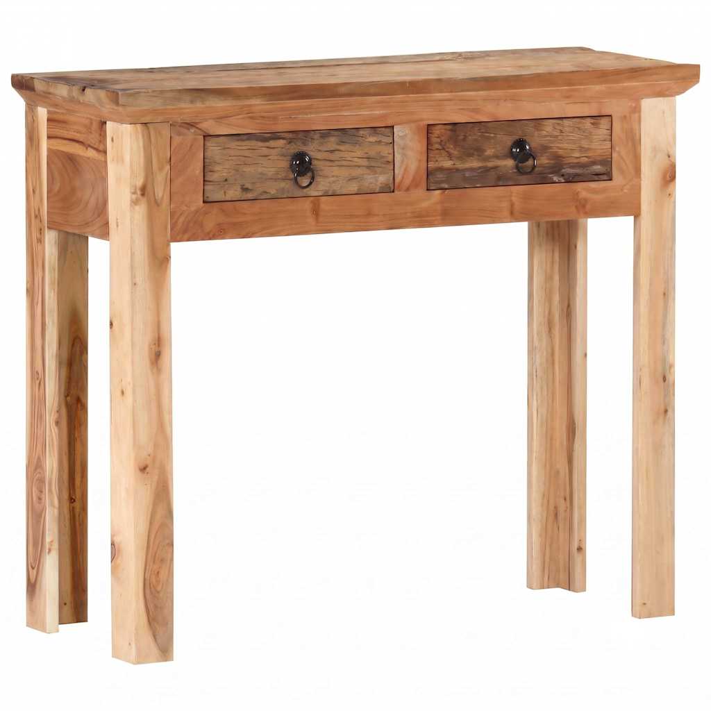 320381 vidaXL Console Table 90,5x30x75cm Solid Acacia Wood and Reclaimed Wood
