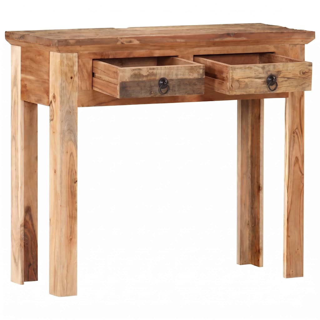 320381 vidaXL Console Table 90,5x30x75cm Solid Acacia Wood and Reclaimed Wood