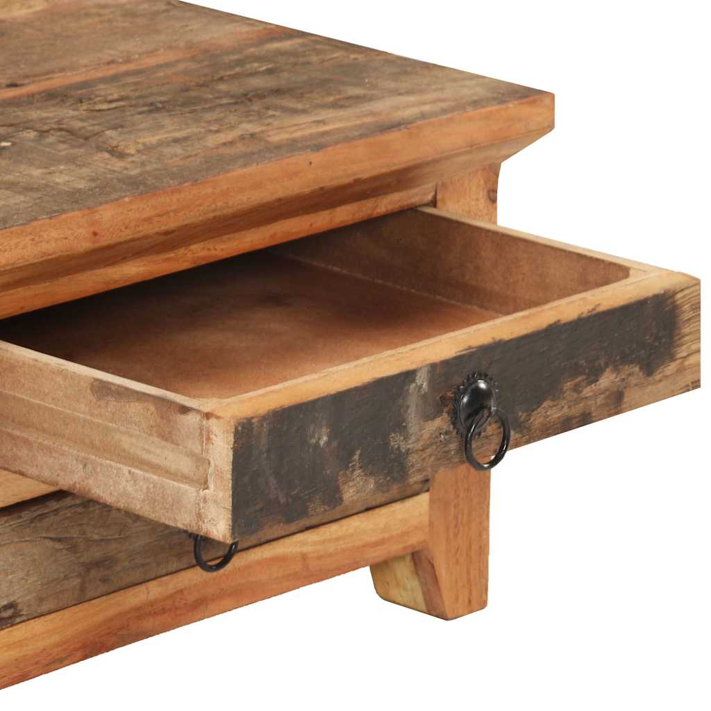 320384 vidaXL Coffee Table 90x50x31 cm Solid Reclaimed Wood
