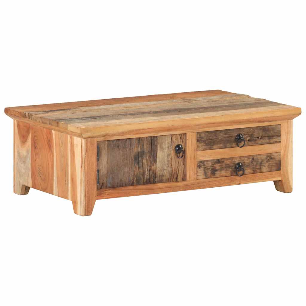 320384 vidaXL Coffee Table 90x50x31 cm Solid Reclaimed Wood