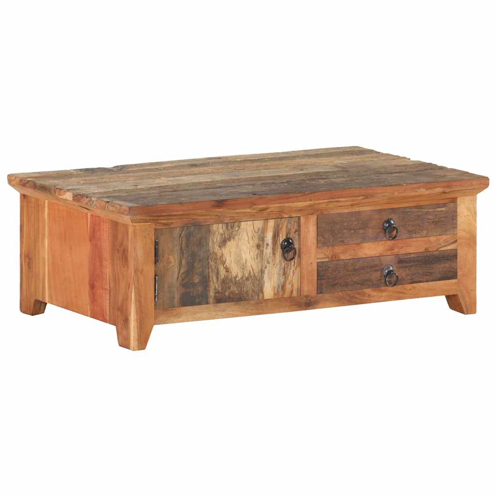 320384 vidaXL Coffee Table 90x50x31 cm Solid Reclaimed Wood