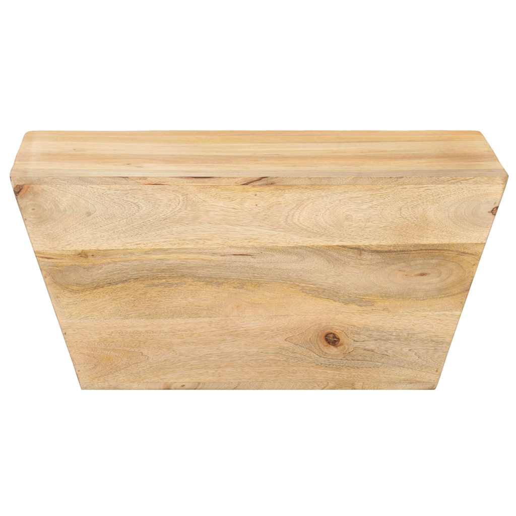 320387 vidaXL Coffee Table V-shape 66x66x30 cm Solid Mango Wood