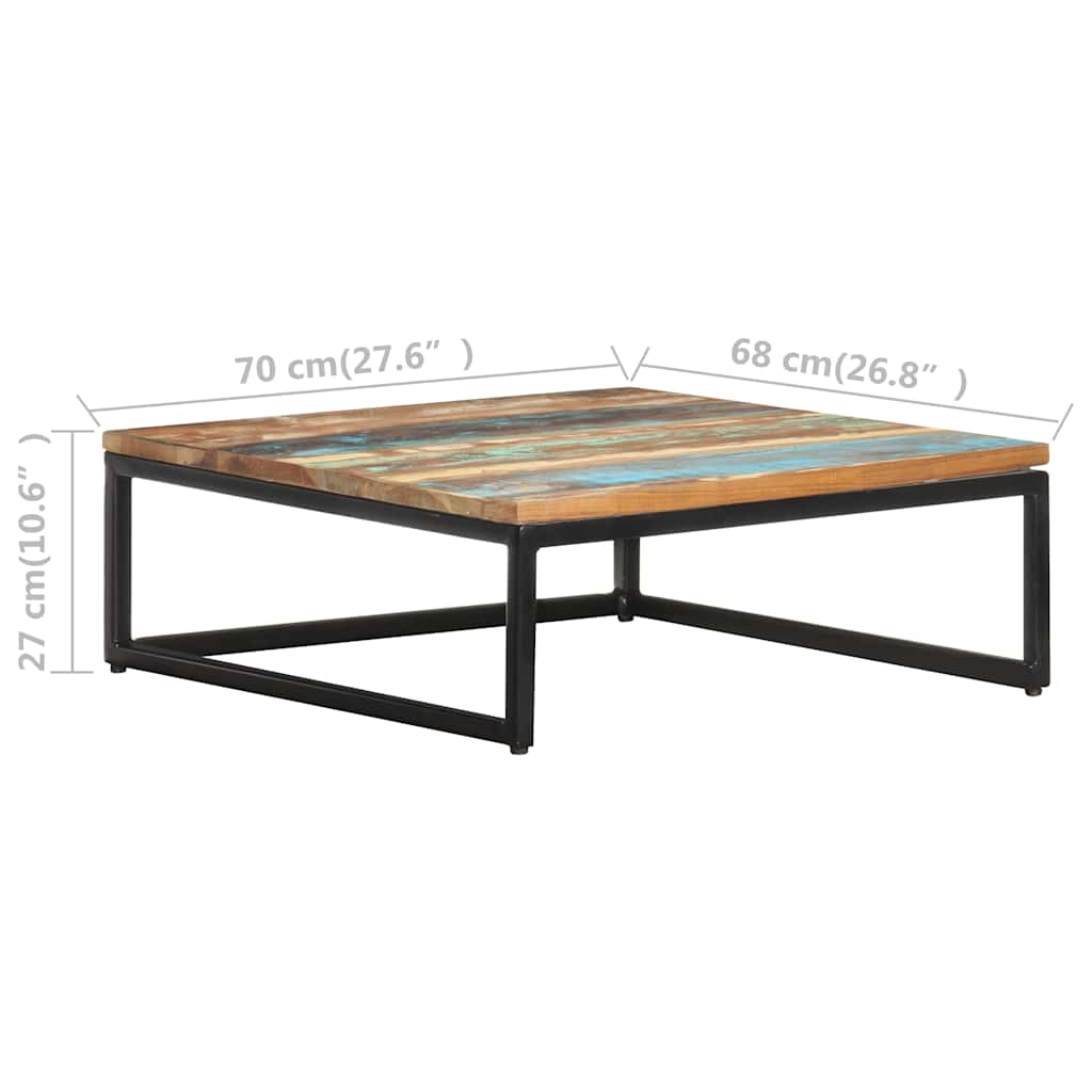 320390 vidaXL Nesting Coffee Tables 2 pcs Solid Reclaimed Wood