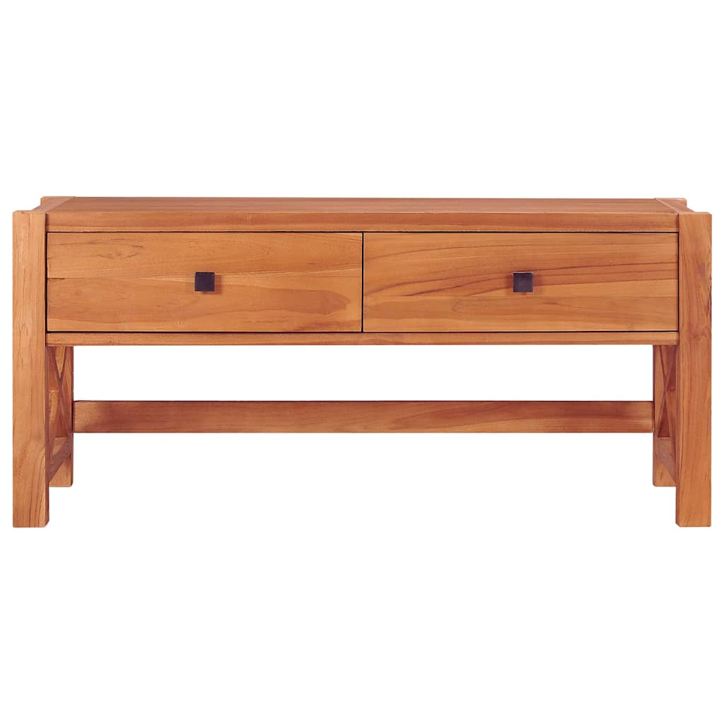 325266 vidaXL TV Cabinet 100x40x45 cm Teak Wood