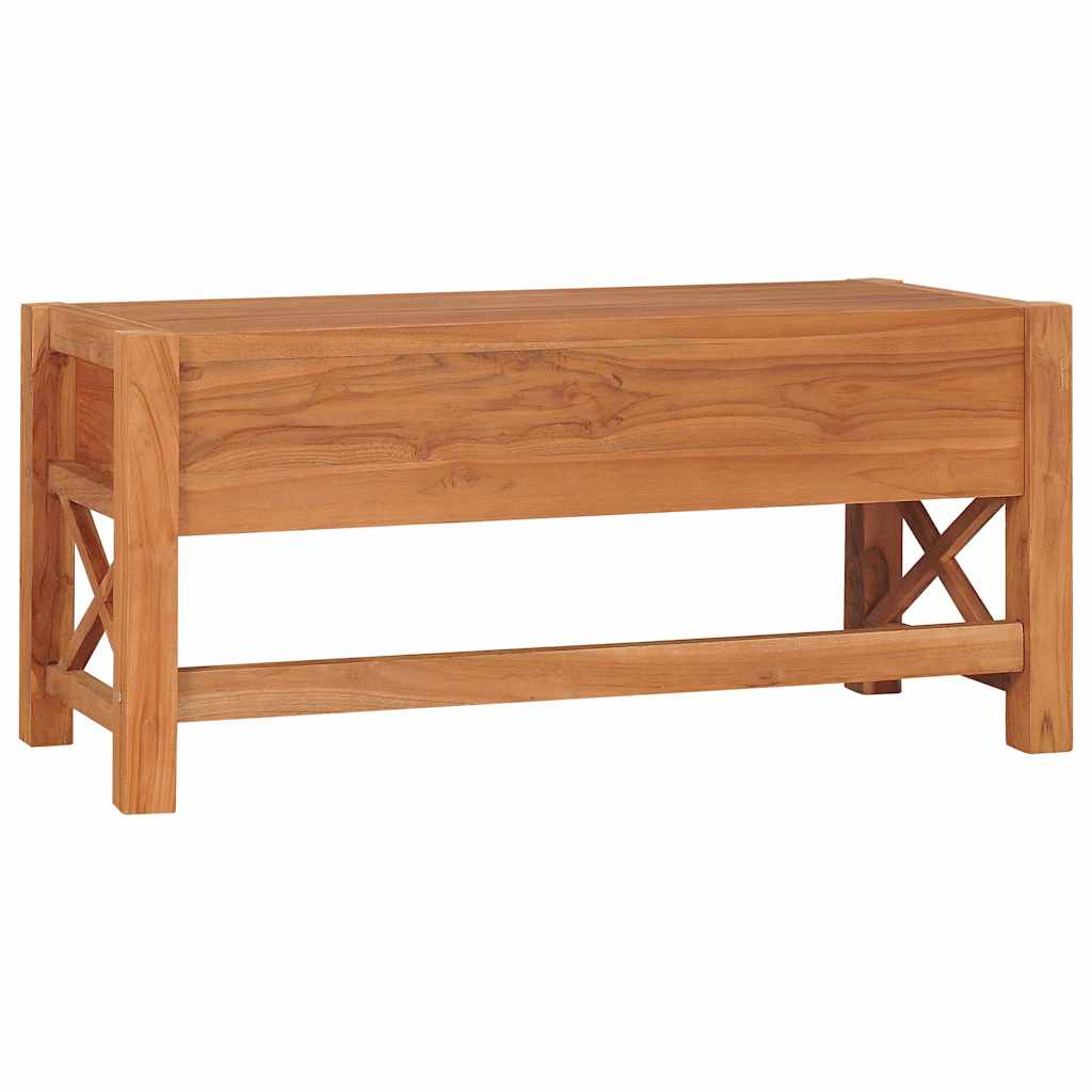 325266 vidaXL TV Cabinet 100x40x45 cm Teak Wood