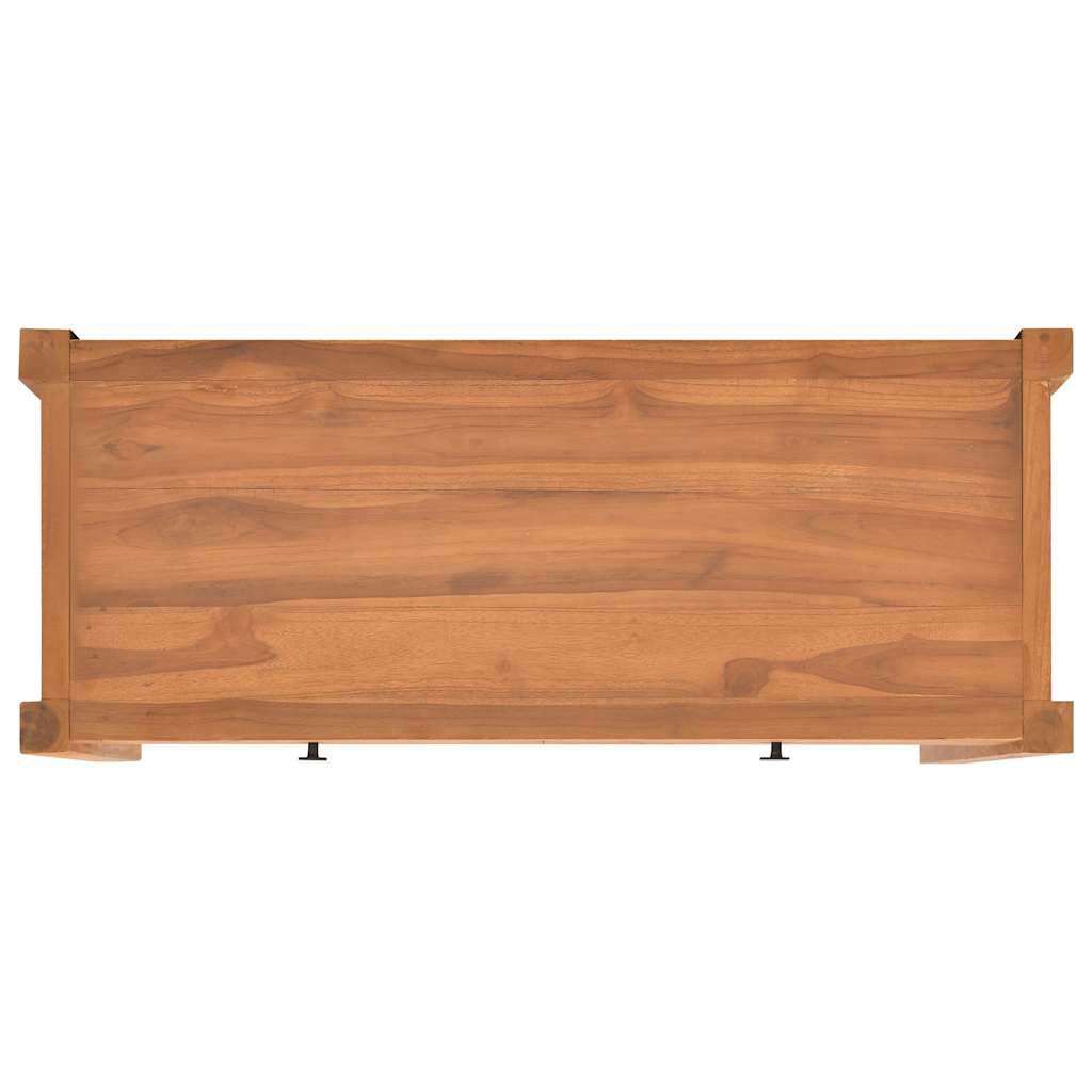 325266 vidaXL TV Cabinet 100x40x45 cm Teak Wood