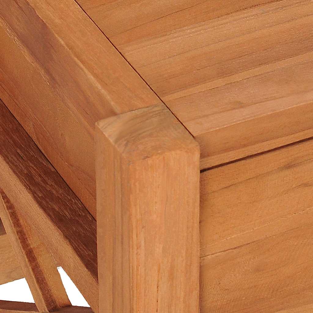 325266 vidaXL TV Cabinet 100x40x45 cm Teak Wood