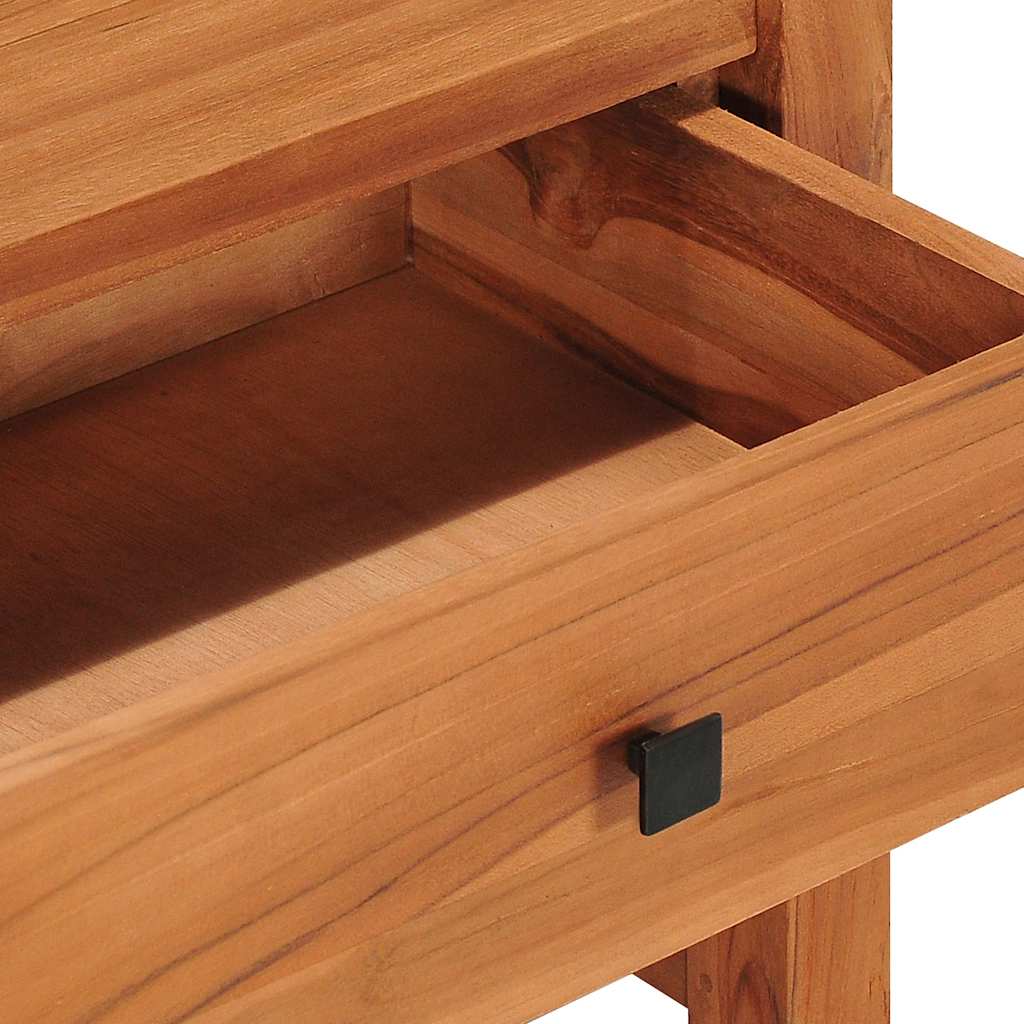 325266 vidaXL TV Cabinet 100x40x45 cm Teak Wood