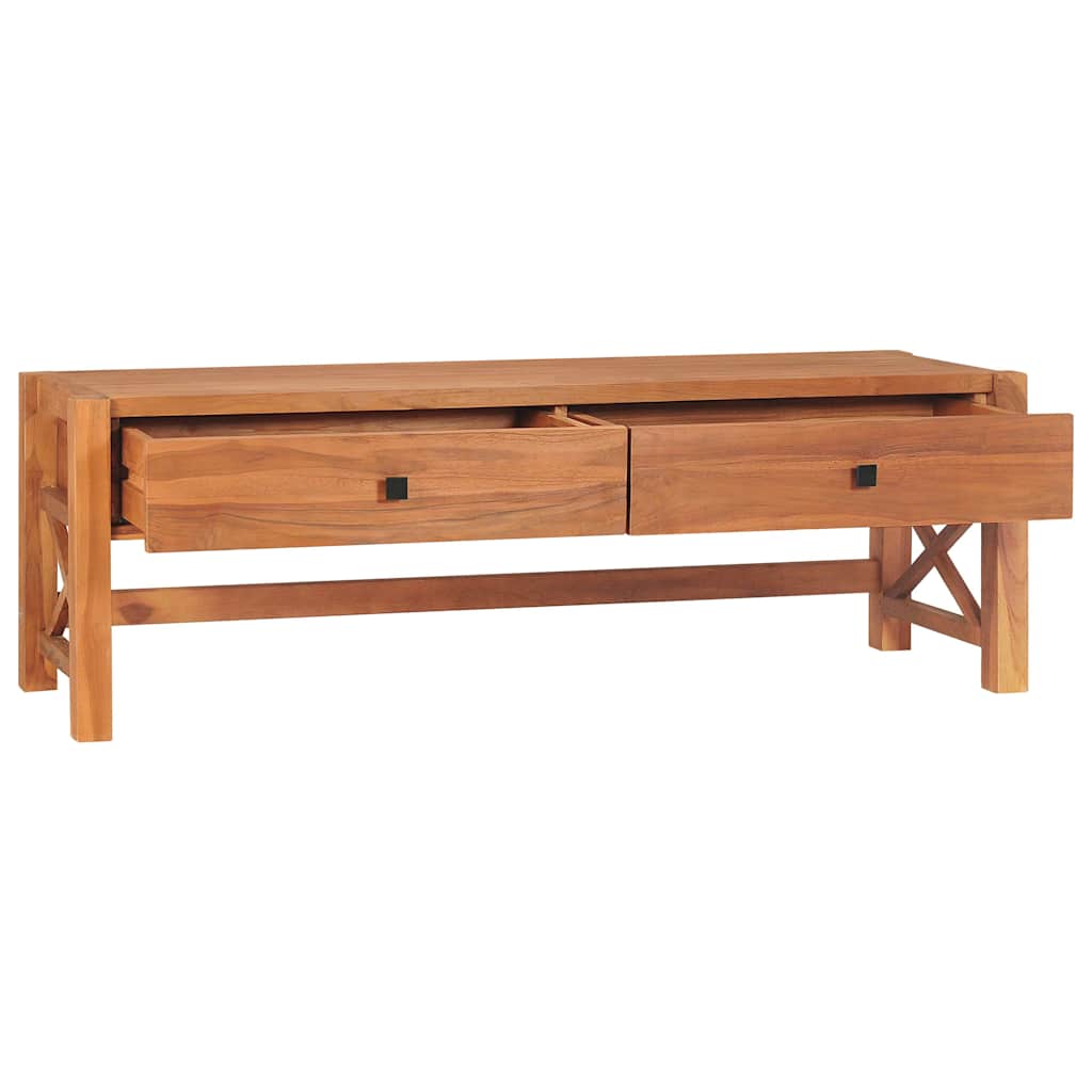 325267 vidaXL TV Cabinet 140x40x45 cm Teak Wood