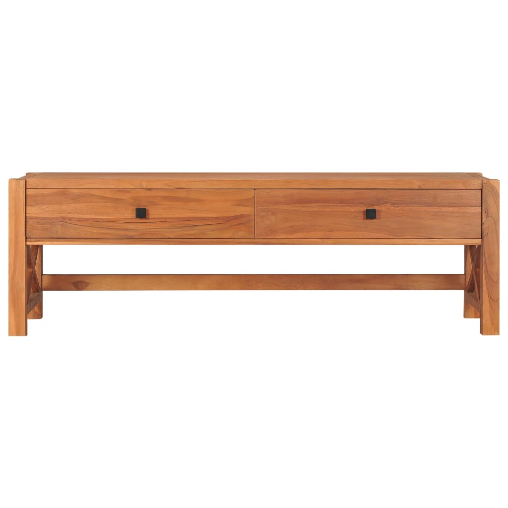 vidaXL TV Cabinet 140x40x45 cm Teak Wood