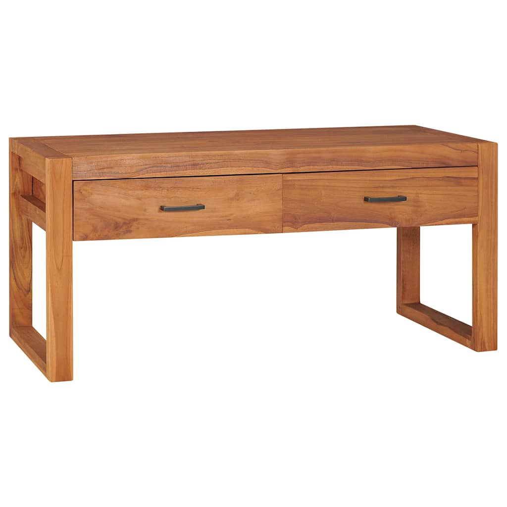 325272 vidaXL TV Cabinet 100x40x45 cm Teak Wood