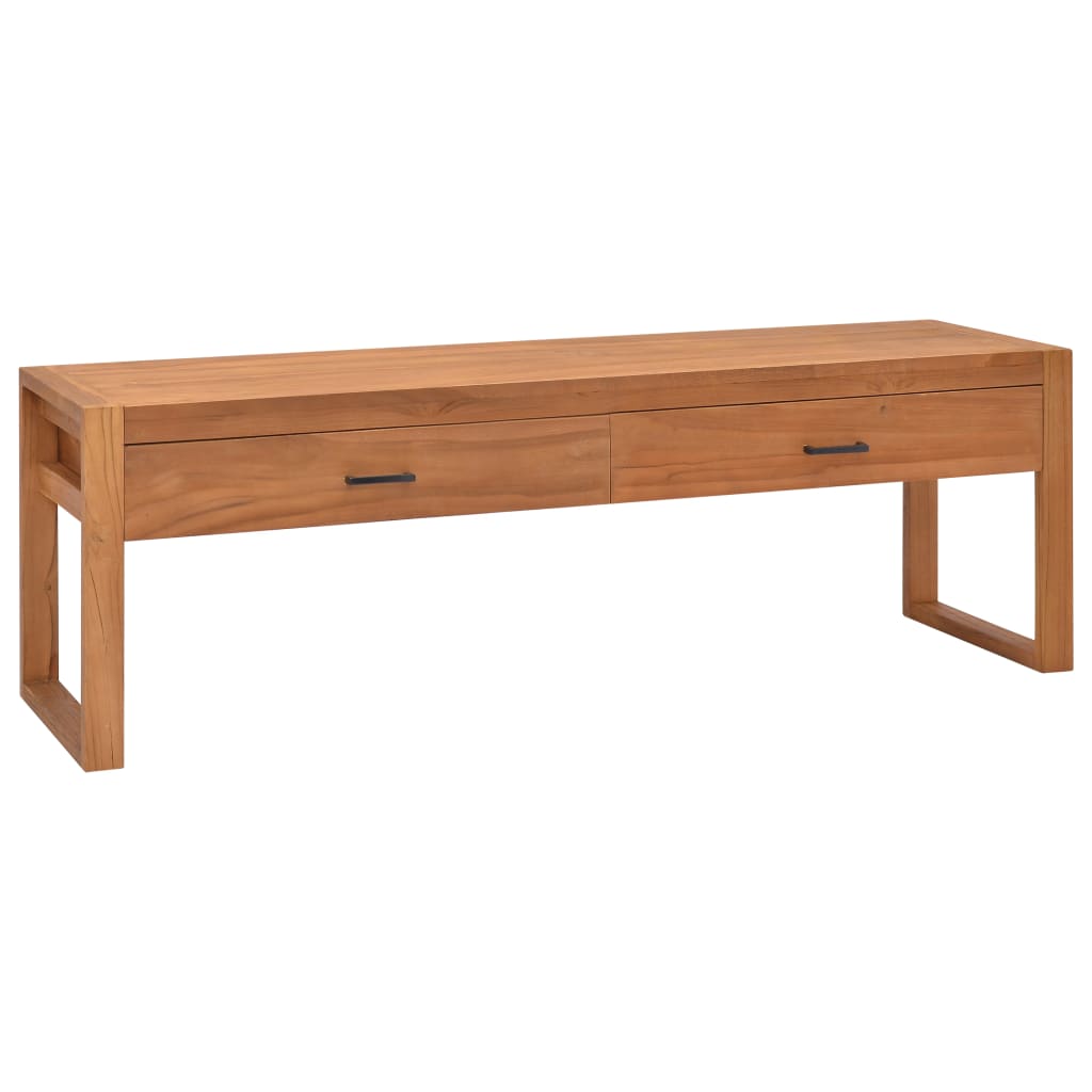 vidaXL TV Cabinet 140x40x45 cm Teak Wood