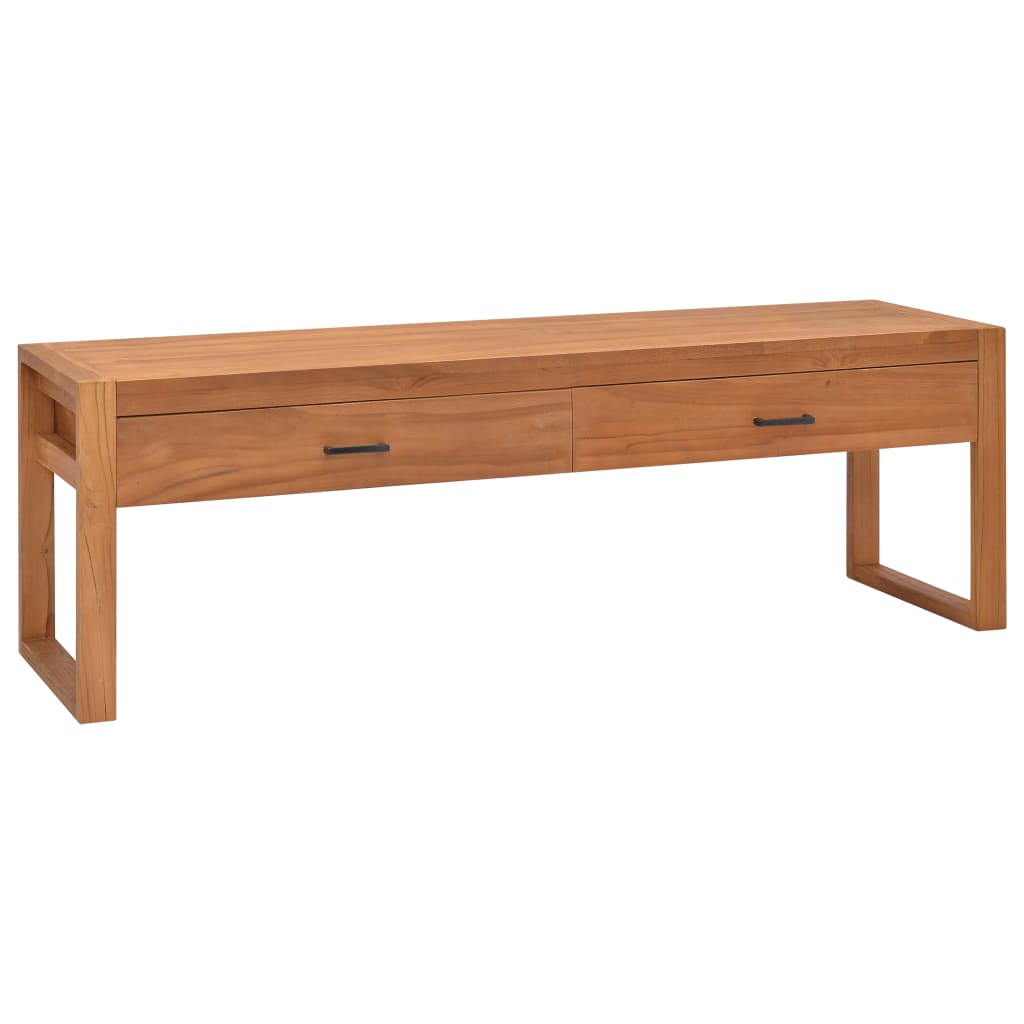 325273 vidaXL TV Cabinet 140x40x45 cm Teak Wood