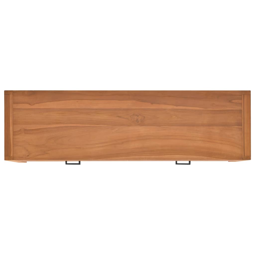 vidaXL TV Cabinet 140x40x45 cm Teak Wood