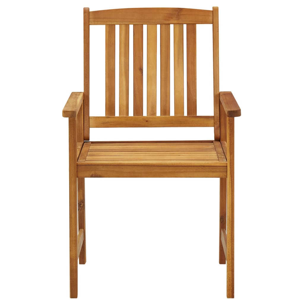 vidaXL Garden Chairs 4 pcs Solid Acacia Wood