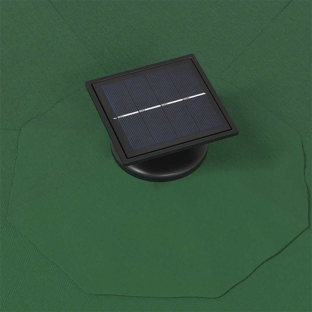 Garden Parasol | Green | Polyester | Large | Tiltable | Garden Parasol