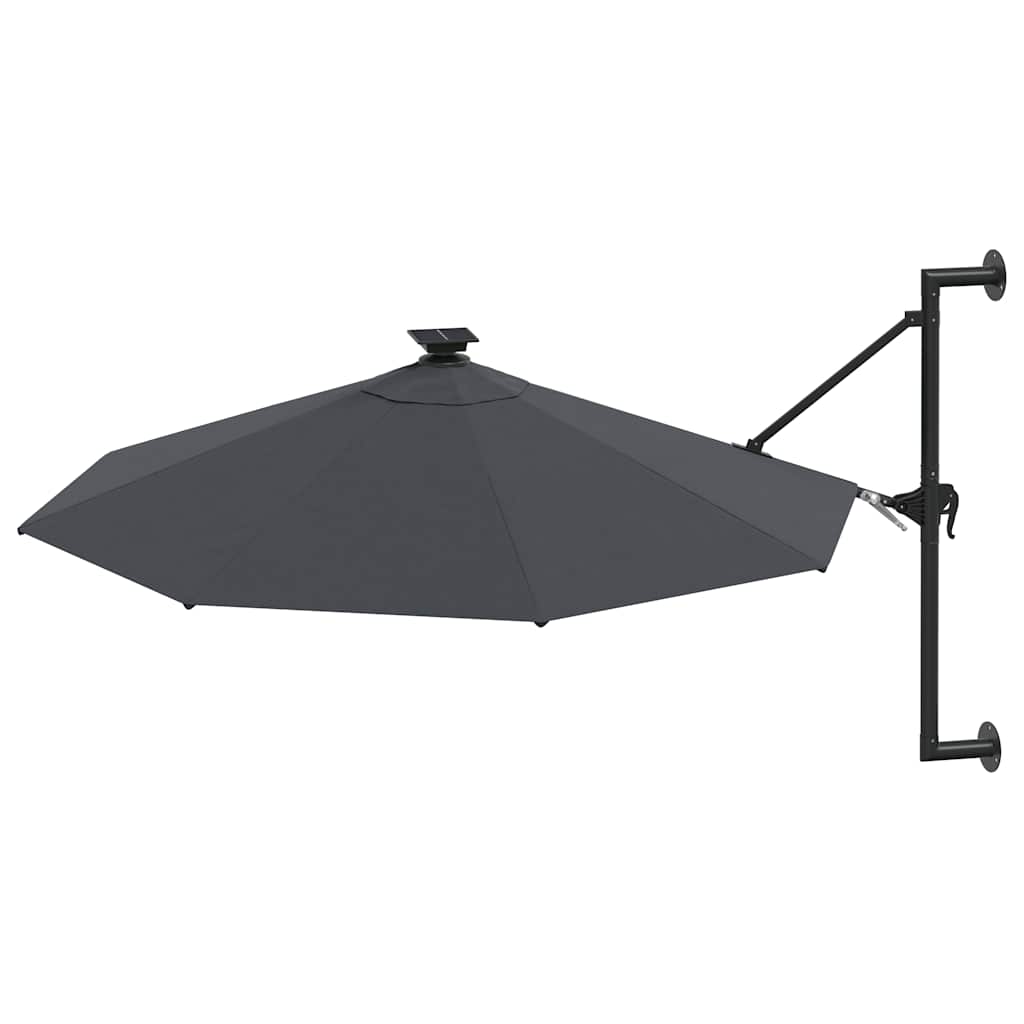 Garden Parasol | Anthracite | Polyester fabric, Metal | Large | Tiltable
