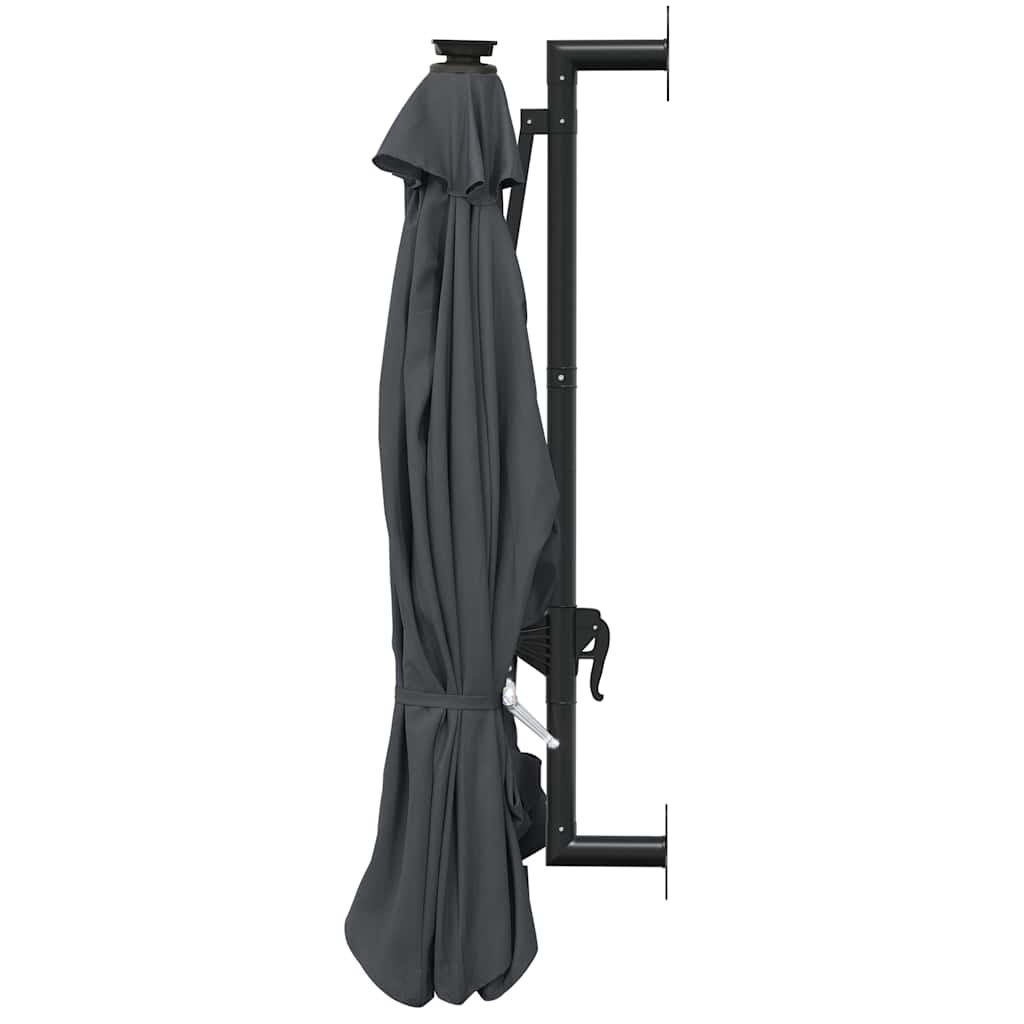 Garden Parasol | Anthracite | Polyester fabric, Metal | Large | Tiltable