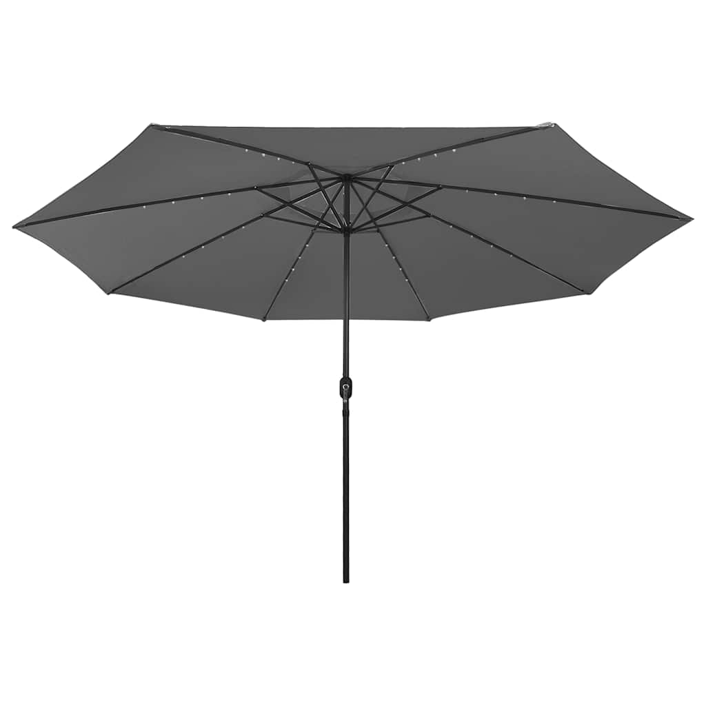 Garden Parasol | Anthracite | Fabric (100% polyester), metal | Large