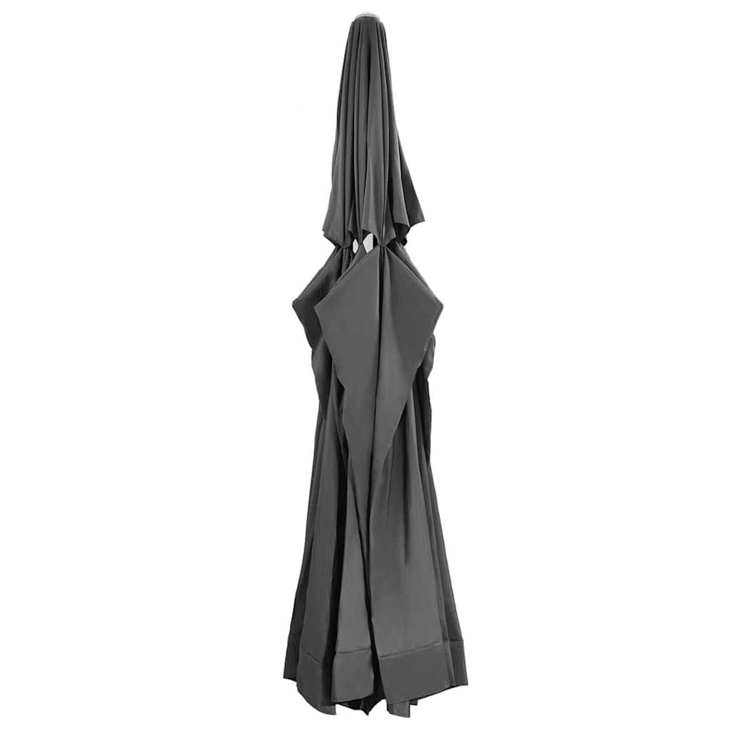 Replacement Fabric for Outdoor Parasol Anthracite 610 cm