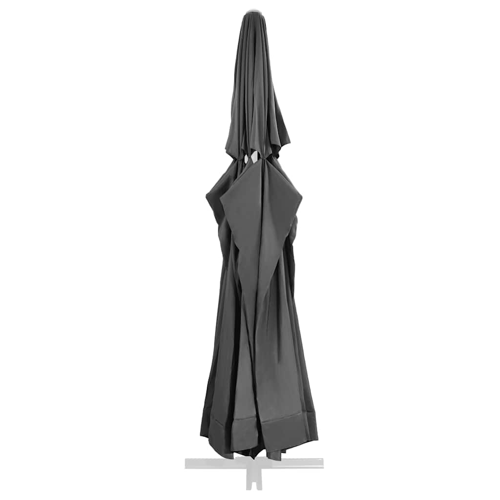 Replacement Fabric for Outdoor Parasol Anthracite 610 cm