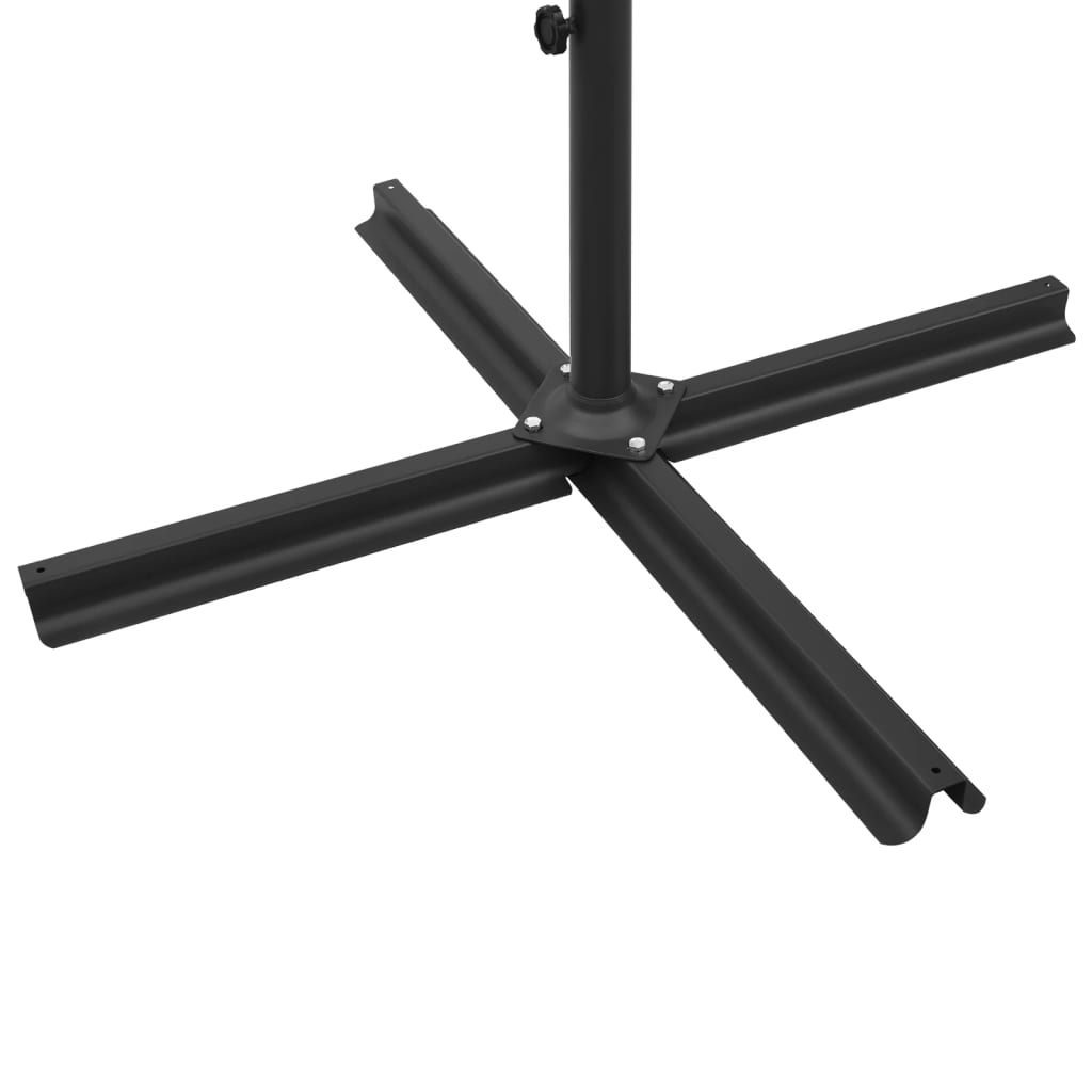 Garden Parasol | Sand | Polyester, Powder-Coated Steel | Double