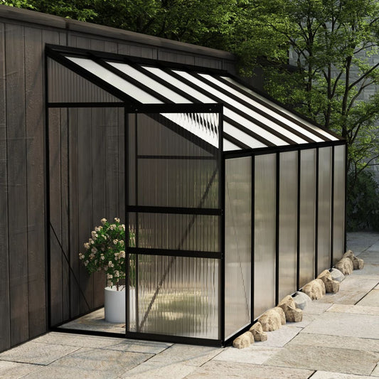 vidaXL Greenhouse Anthracite Aluminium 7.44 m³