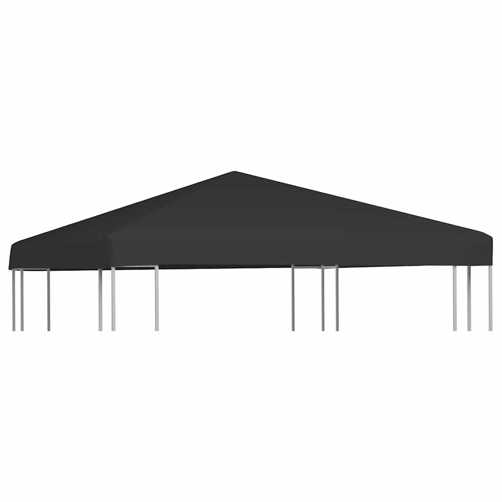 Gazebo Top Cover 270 g/m² 3x3 m Black