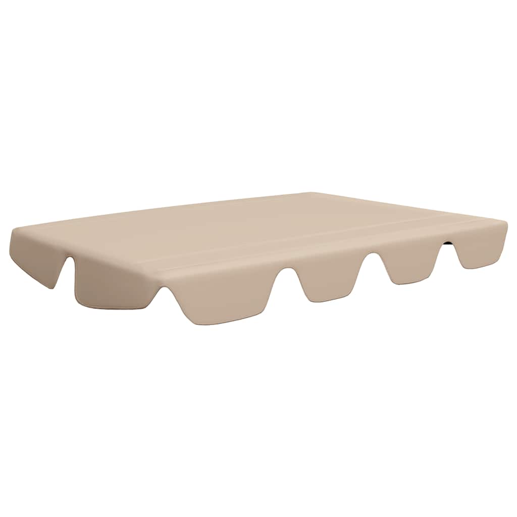 Replacement Canopy for Garden Swing Beige 150/130x105/70 cm