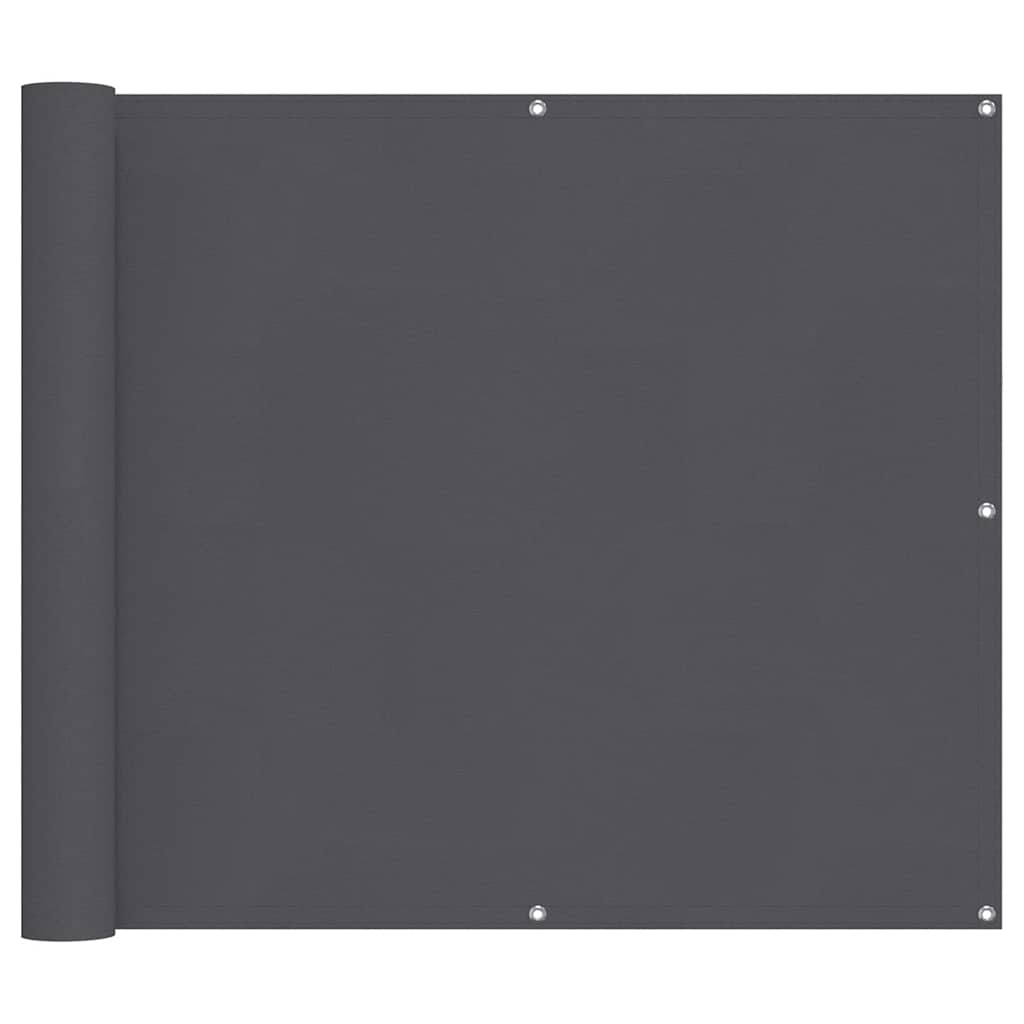 Balcony Screen Anthracite 90x300 cm Oxford Fabric
