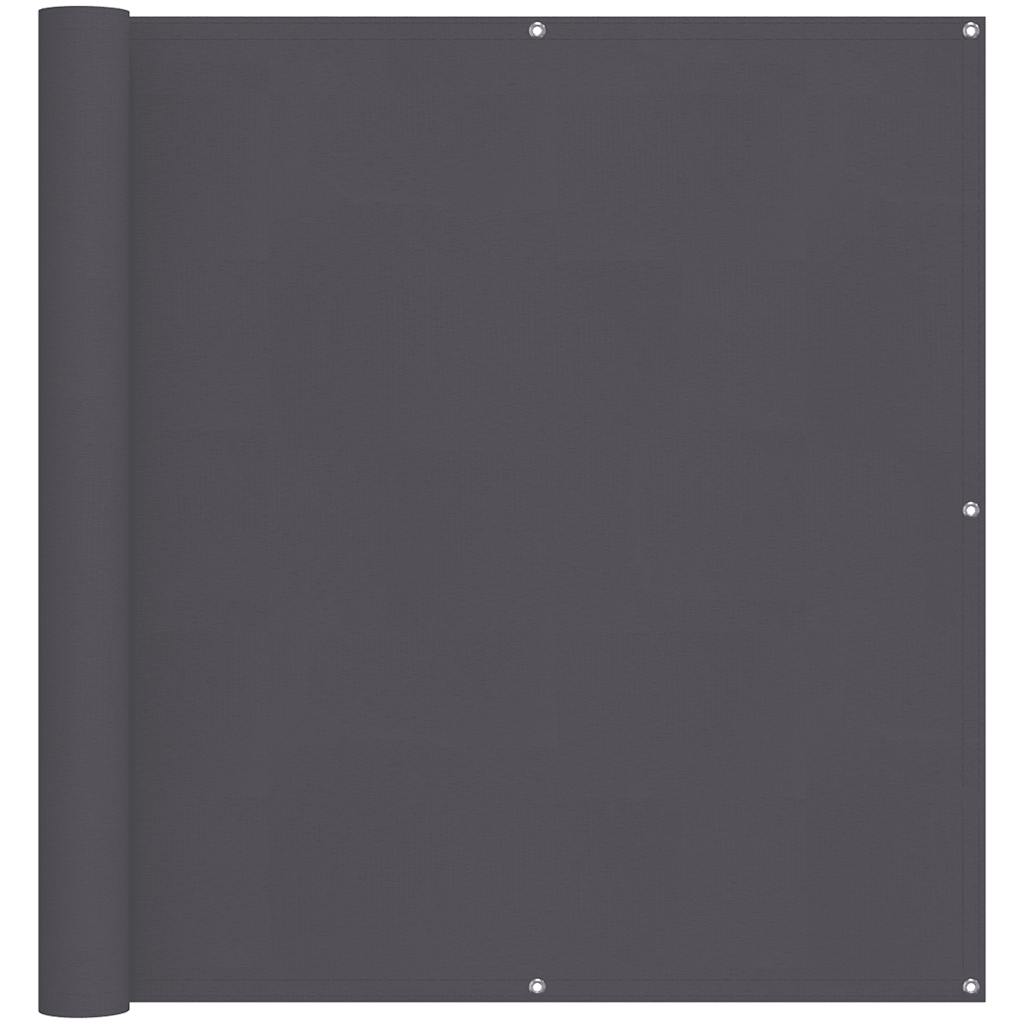 Balcony Screen Anthracite 120x300 cm Oxford Fabric