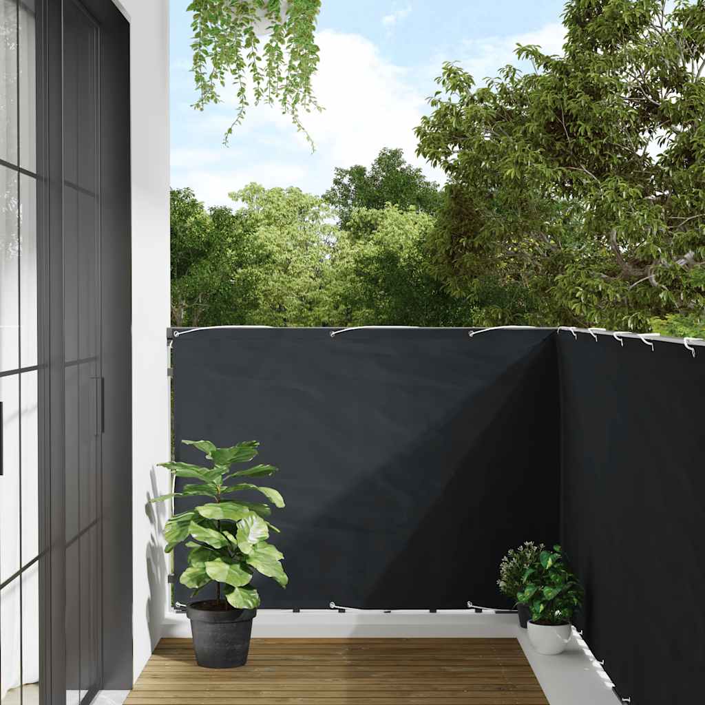 Balcony Screen Anthracite 120x300 cm Oxford Fabric