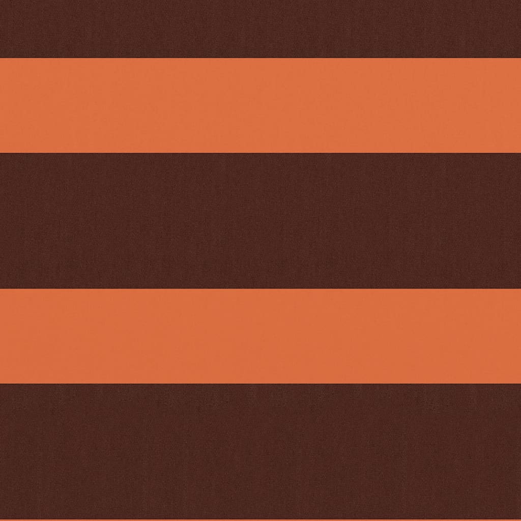 Balcony Screen Orange and Brown 75x300 cm Oxford Fabric