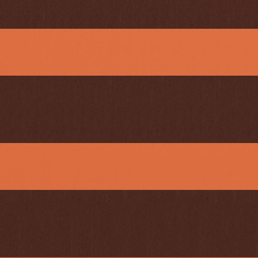 Balcony Screen Orange and Brown 120x600 cm Oxford Fabric