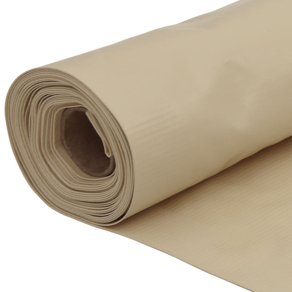 Balcony Screen Beige 120x400 cm Oxford Fabric