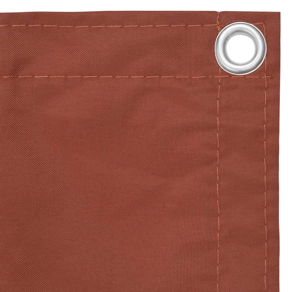 Balcony Screen Terracotta 75x300 cm Oxford Fabric