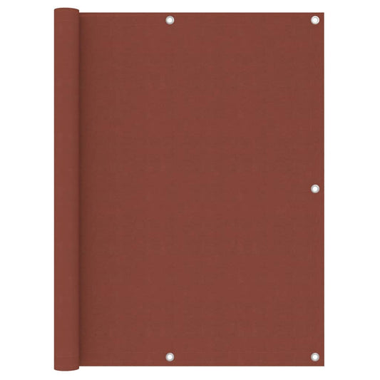 Balcony Screen Terracotta 120x400 cm Oxford Fabric