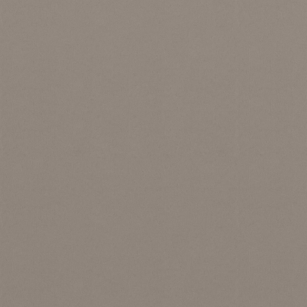 Balcony Screen Taupe 120x400 cm Oxford Fabric