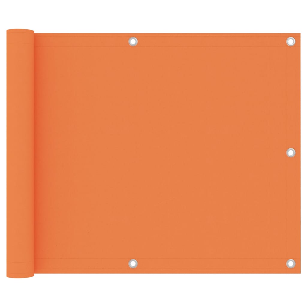 Balcony Screen Orange 75x400 cm Oxford Fabric