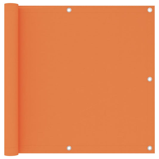 Balcony Screen Orange 90x500 cm Oxford Fabric